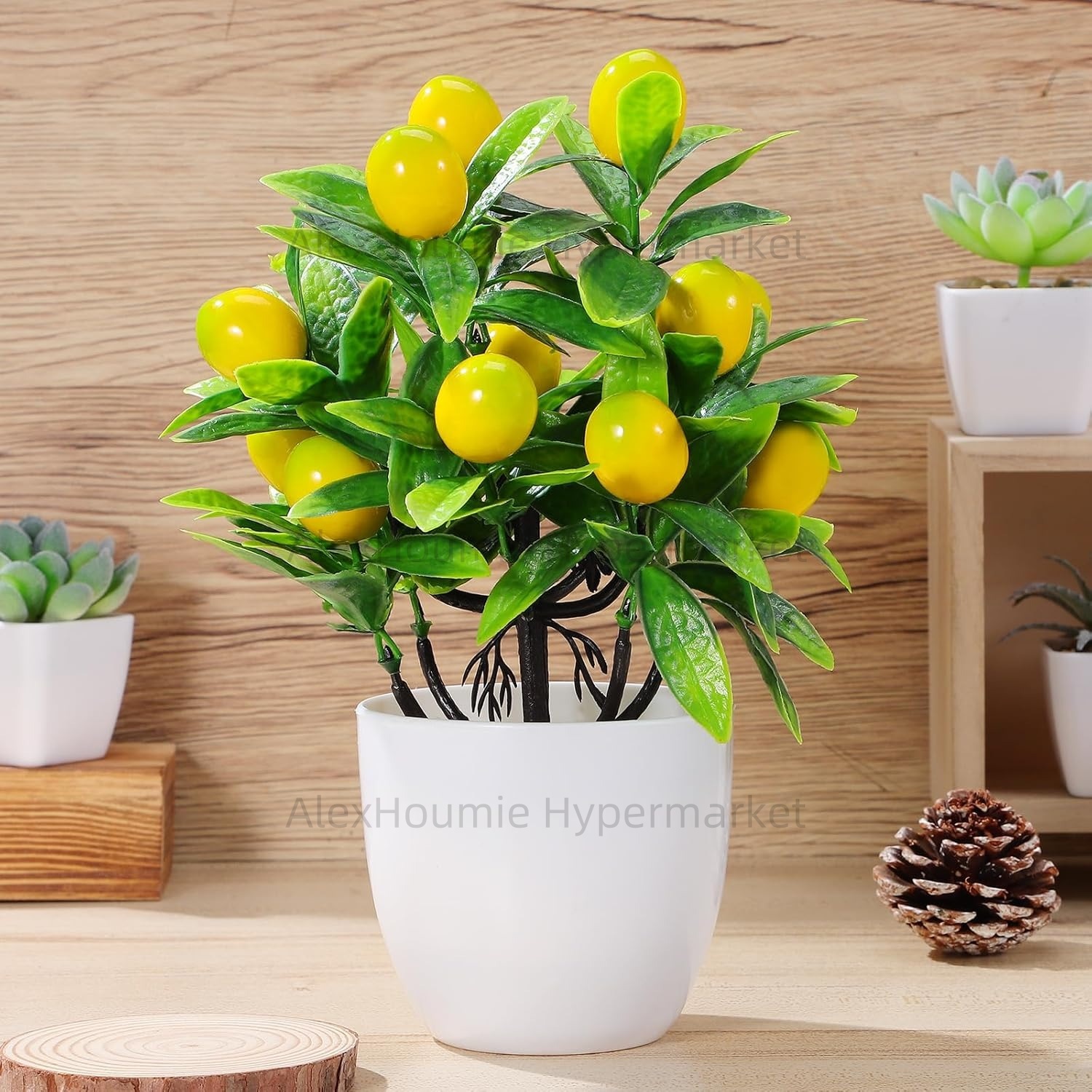Bonsai Garden Sushi - Fake Lemon Tree Small Artificial Plant