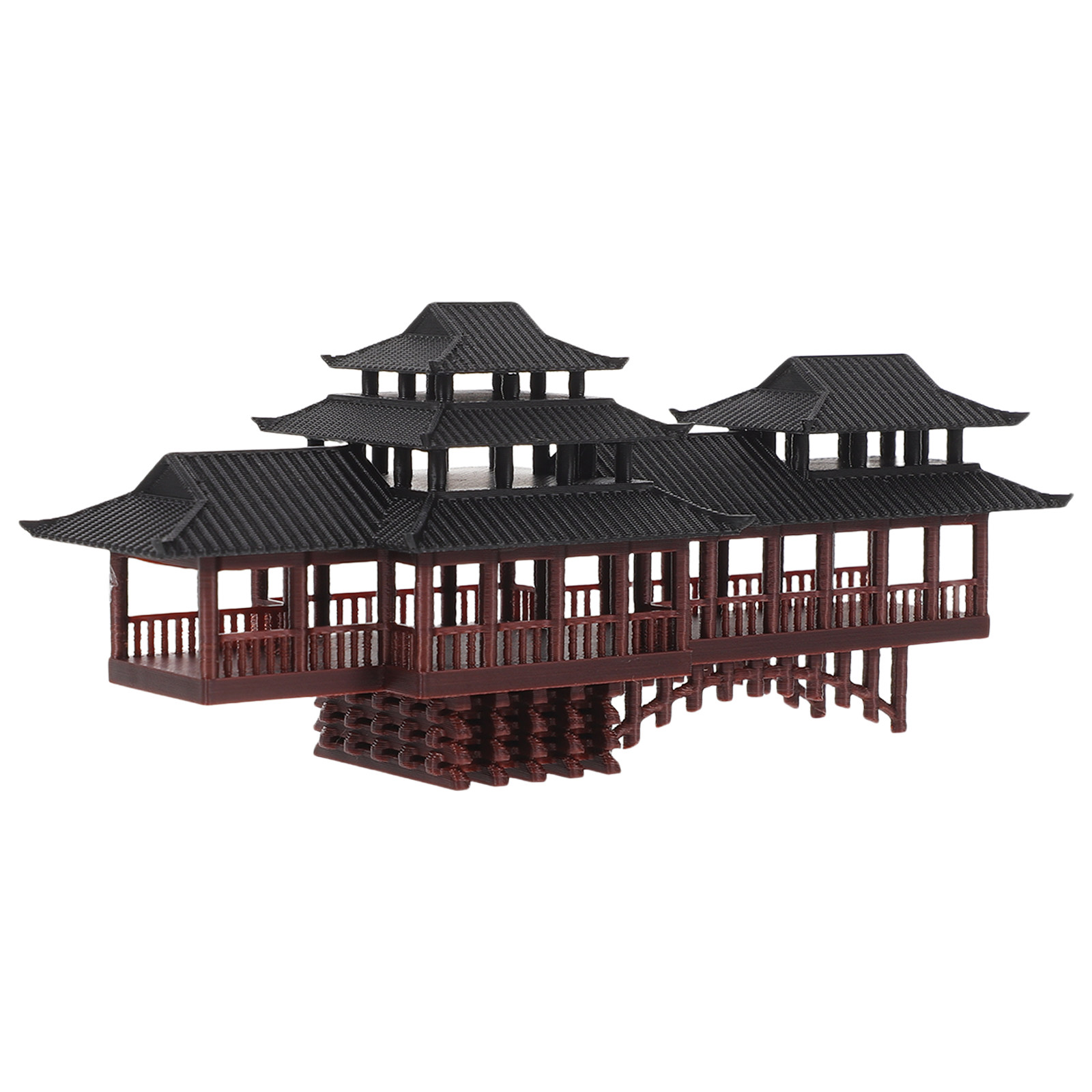 Bonsai Garden Chinese Garden - Tiny Pavilion Ornament Ancient Chinese Architecture