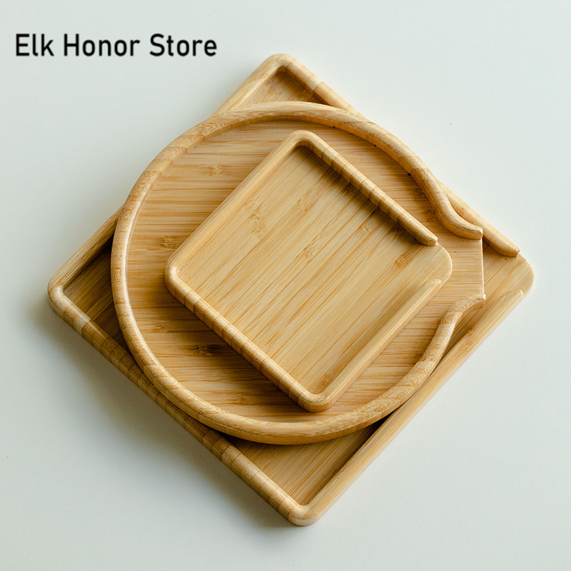 Bonsai Garden Chinese Garden - Chinese Bamboo Food Tray Puer Tea