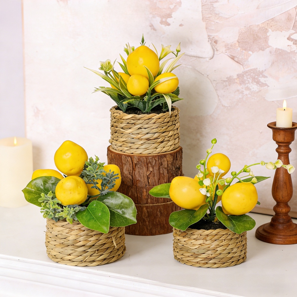 Realistic Artificial Lemon Tre - đánh giá và giá Bonsai Garden Sushi