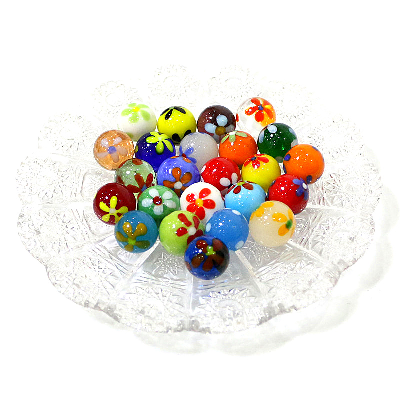 6pcs 16mm Colorful Rare Glass  - đánh giá và giá Bonsai Garden Chinese Garden