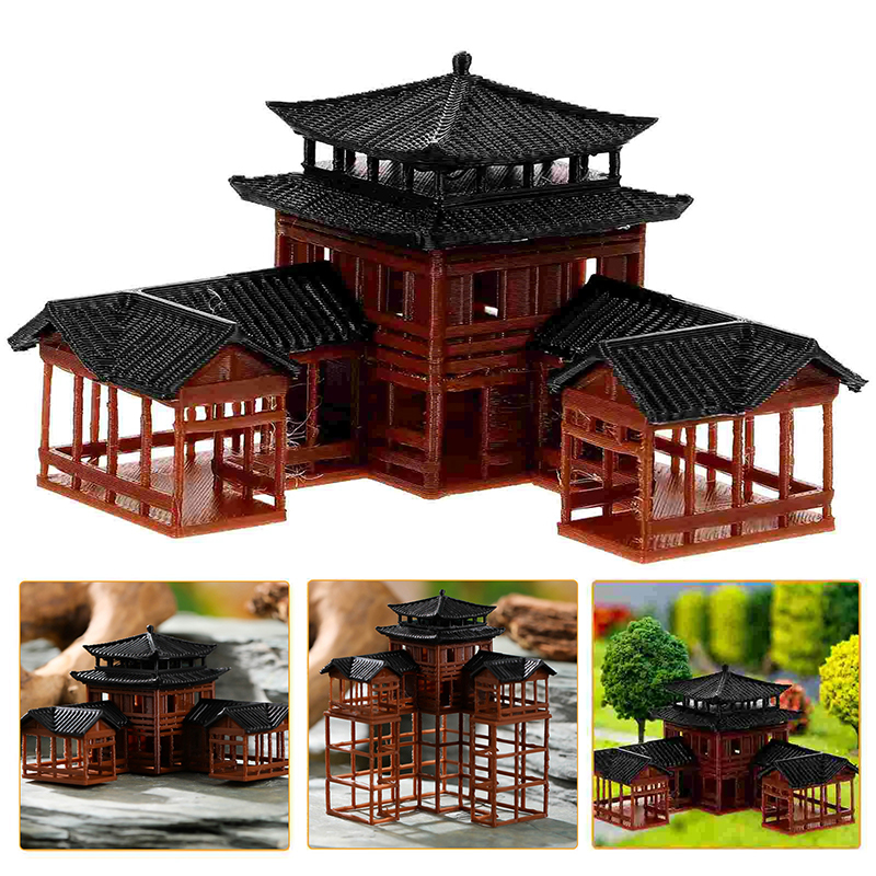 Ancient Building Model Miniatu - đánh giá và giá Bonsai Garden Chinese Garden