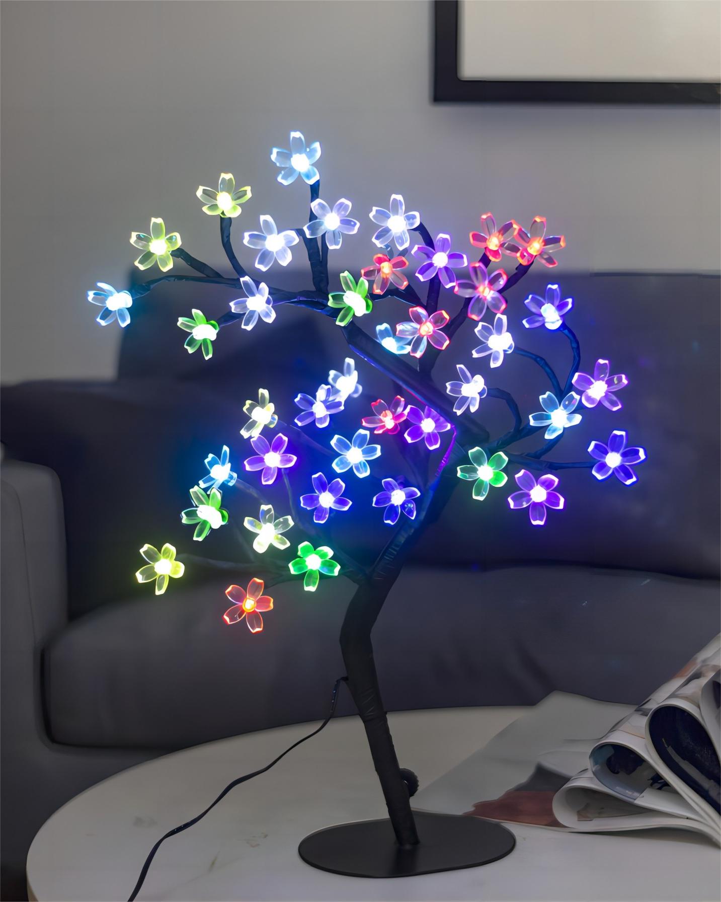 Cherry Blossom Tree Light,17in - đánh giá và giá Bonsai Garden Sushi