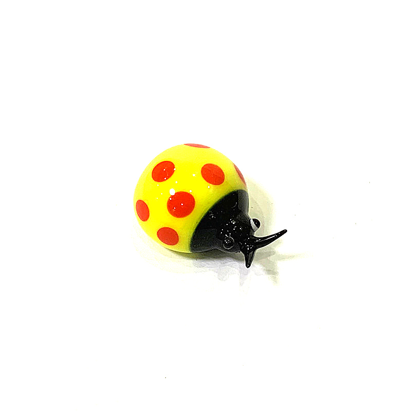 Colorful Mini Glass Ladybug Fi - đánh giá và giá Bonsai Garden Chinese Garden
