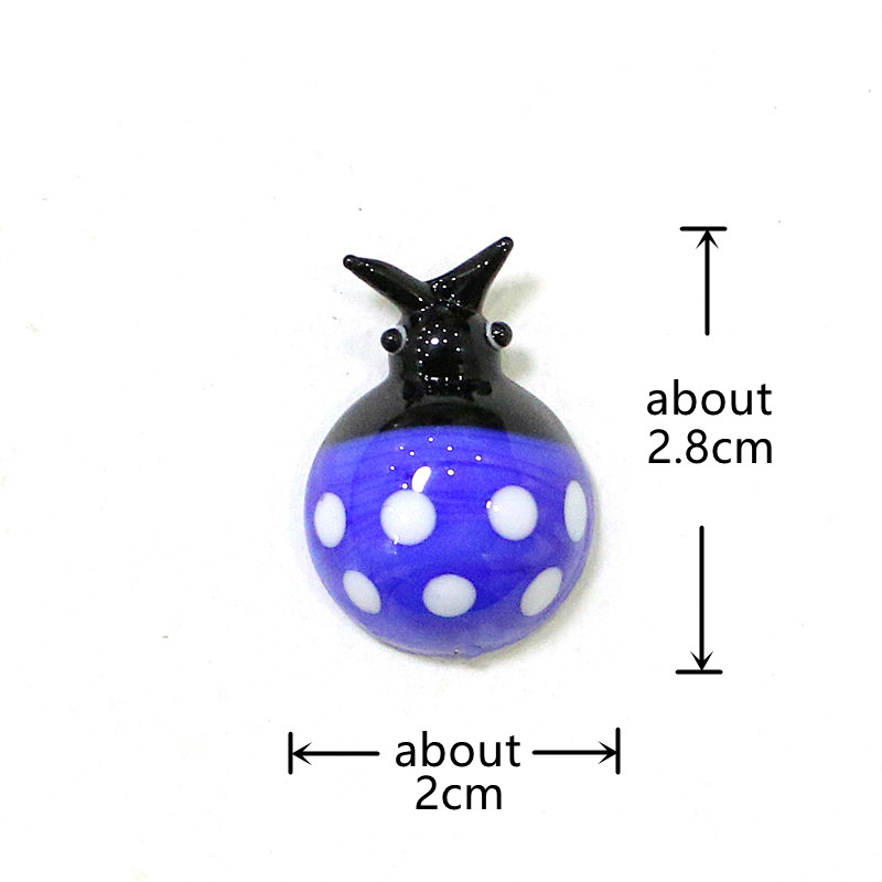 Mini Glass Beetle Ladybug Figu - đánh giá và giá Bonsai Garden Chinese Garden