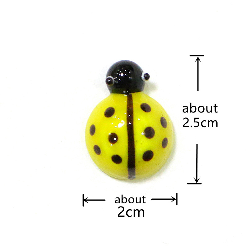 Mini Glass Beetle Ladybug Figu - đánh giá và giá Bonsai Garden Chinese Garden