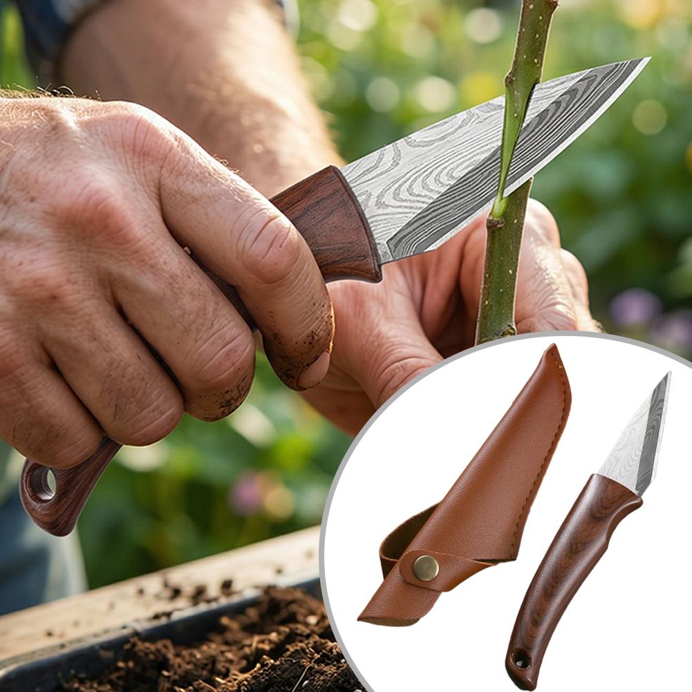 Wooden Handle Grafting Knife w - đánh giá và giá Bonsai Tool Set