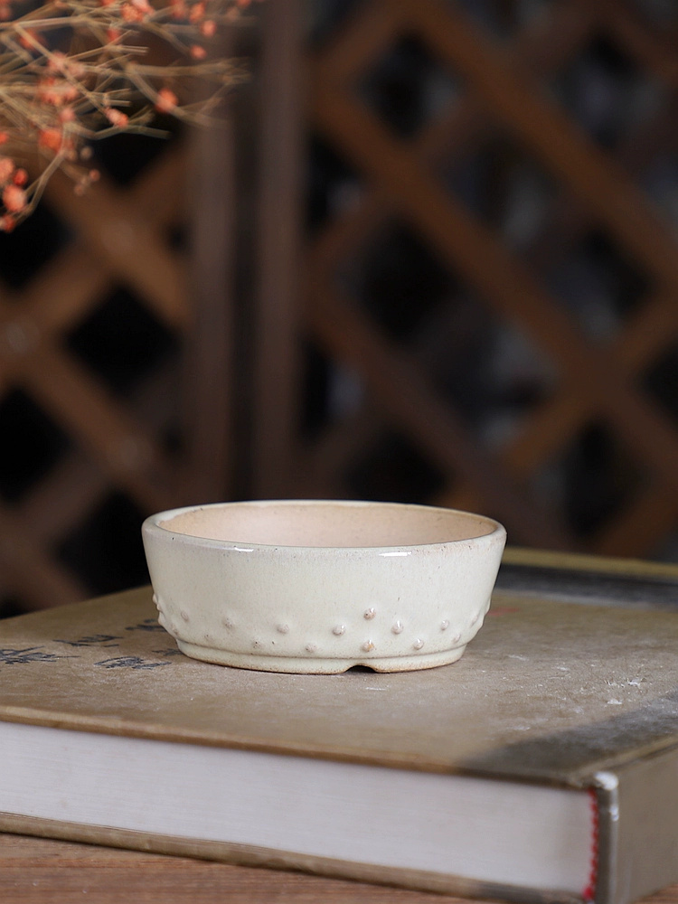 Porcelain Round Glazed Bonsai  - đánh giá và giá Bonsai Garden Chinese Garden