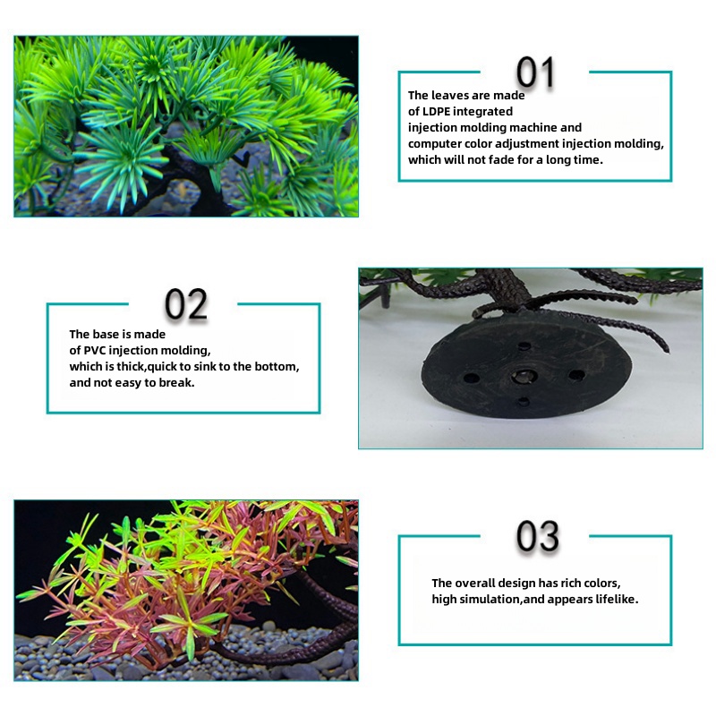 Aquarium bonsai tree, plant, f - đánh giá và giá Bonsai Garden Sushi