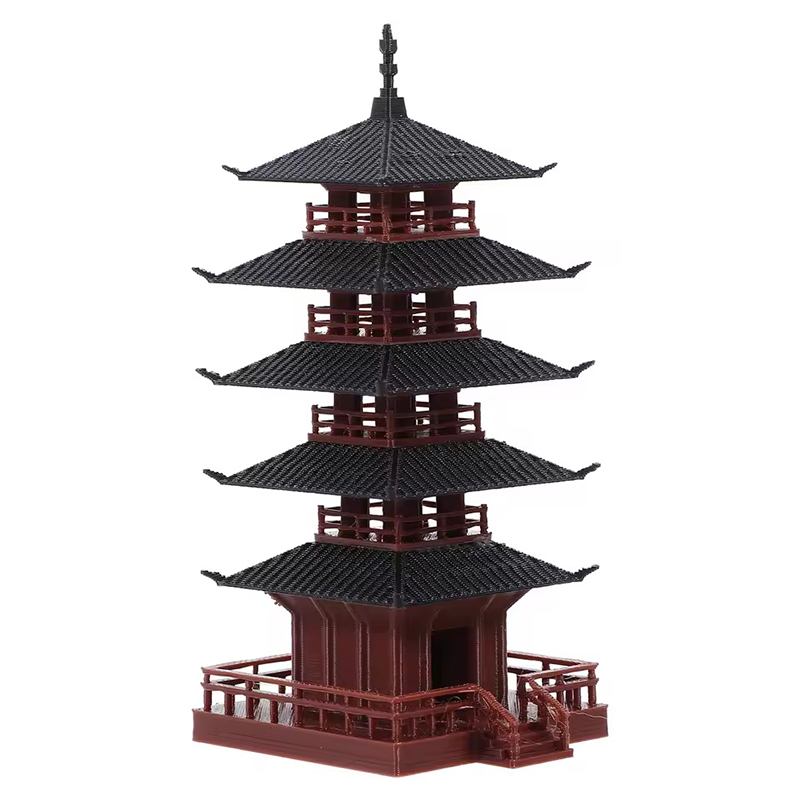 🛒1Pc Mini Pagoda Statue Chines - đánh giá và giá Bonsai Garden Chinese Garden